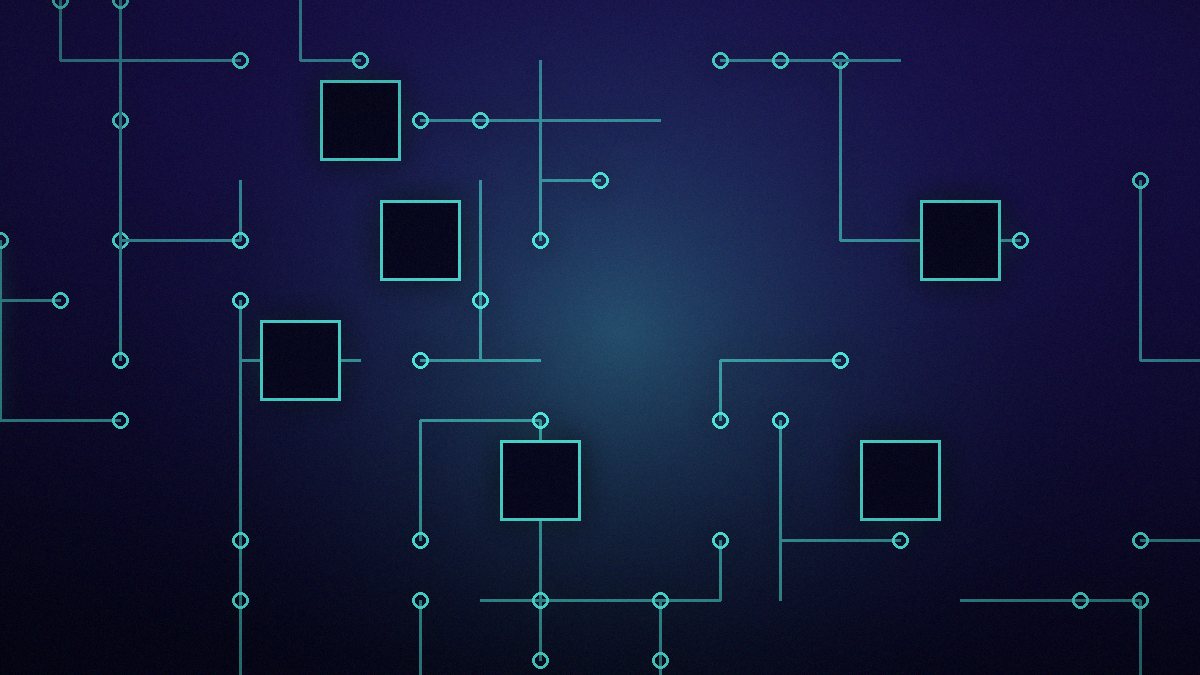 Ilustrim abstrakt: qarqe elektronike me nyje
